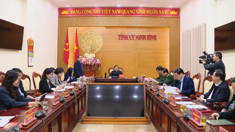 Thường trực Tỉnh ủy triển khai nhiệm vụ trọng t&acirc;m th&aacute;ng 2/2025