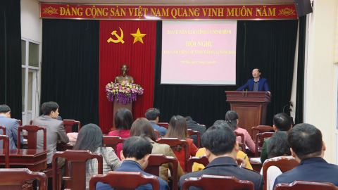 Hội nghị b&aacute;o c&aacute;o vi&ecirc;n cấp tỉnh th&aacute;ng 12