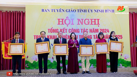 Ban Tuy&ecirc;n gi&aacute;o Tỉnh ủy tổng kết c&ocirc;ng t&aacute;c năm 2024