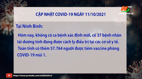 Cập nhật t&igrave;nh h&igrave;nh Covid-19 ng&agrave;y 11/10/2021