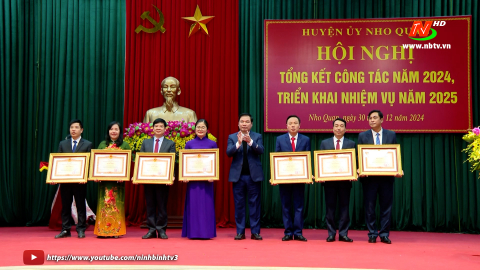 Nho Quan tổng kết c&ocirc;ng t&aacute;c x&acirc;y dựng Đảng năm 2024
