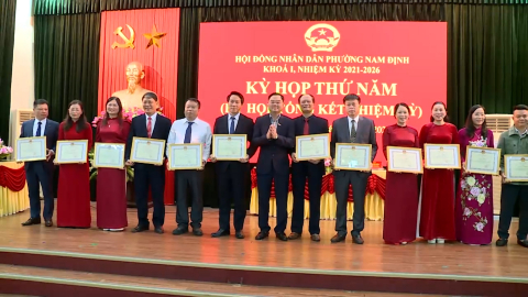 Kỳ họp thứ 5 HĐND phường Nam Định, nhiệm kỳ 2021 - 2026