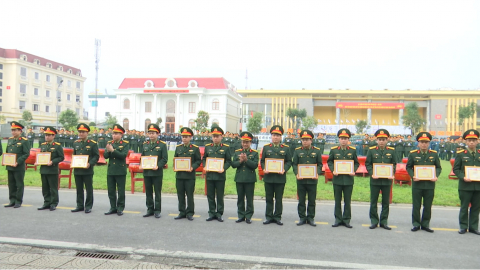 Ban Chỉ huy Ph&ograve;ng thủ khu vực 1 - Ph&ugrave; V&acirc;n ra qu&acirc;n huấn luyện năm 2026