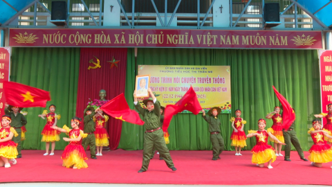 Trường Tiểu học thị trấn Me tổ chức hoạt động ngoại kh&oacute;a