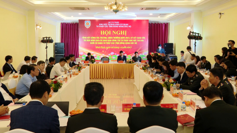 Khối cơ quan tư ph&aacute;p c&aacute;c tỉnh đồng bằng Bắc bộ tổng kết c&ocirc;ng t&aacute;c TĐKT năm 2023