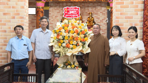 Thăm, ch&uacute;c mừng Đại lễ Phật đản 2026