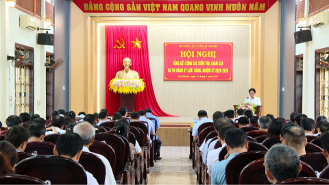 Y&ecirc;n Kh&aacute;nh tổng kết c&ocirc;ng t&aacute;c kiểm tra, gi&aacute;m s&aacute;t v&agrave; thi h&agrave;nh kỷ luật Đảng