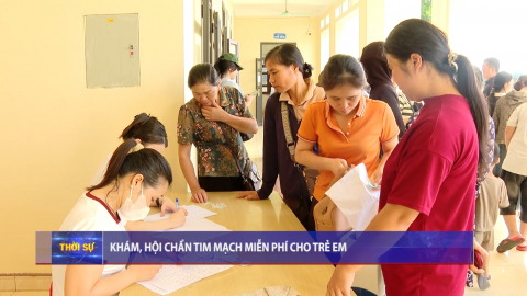 Kh&aacute;m, hội chuẩn tim mạch miễn ph&iacute; cho trẻ