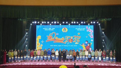 Tết ấm cho c&ocirc;ng nh&acirc;n lao động
