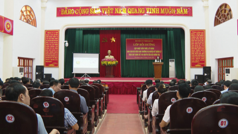 Nho Quan bồi dưỡng, cập nhật kiến thức, kỹ năng cho c&aacute;n bộ