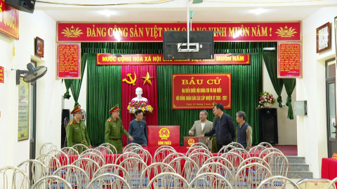 Gia Viễn đảm bảo an ninh, an to&agrave;n trong Bầu cử