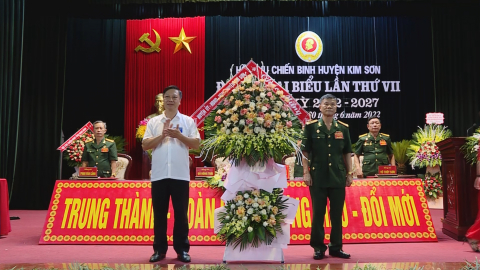 Đại hội đại biểu hội cựu chiến binh huyện Kim Sơn lần thứ VII