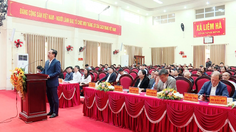 Tiếp x&uacute;c giữa cử tri với người ứng cử đại biểu HĐND tỉnh Ninh B&igrave;nh kh&oacute;a XVI tại x&atilde; Li&ecirc;m H&agrave;