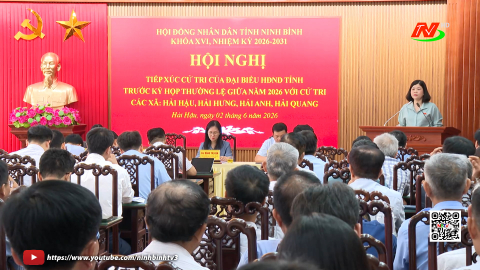 Đại biểu HĐND tỉnh tiếp x&uacute;c cử tri trước Kỳ họp thường lệ giữa năm 2026 - 2/6/2026