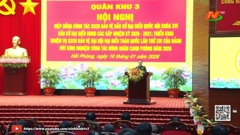 Lực lượng vũ trang qu&acirc;n khu 3 sẵn s&agrave;ng chiến đấu bảo vệ Đại hội XIV của Đảng