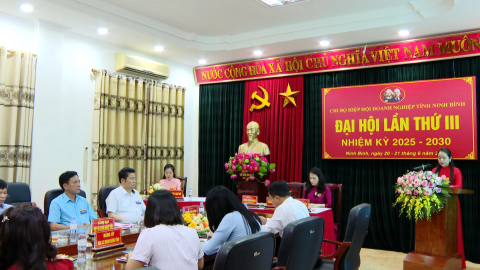 Đại hội Chi bộ Hiệp hội Doanh nghiệp tỉnh nhiệm kỳ 2025 - 2030