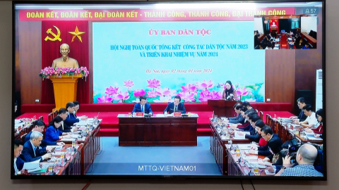 Triển khai nhiệm vụ c&ocirc;ng t&aacute;c d&acirc;n tộc năm 2024