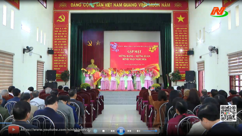 Đảng ủy x&atilde; Y&ecirc;n Từ gặp mặt mừng Đảng, mừng xu&acirc;n