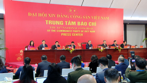  Họp b&aacute;o quốc tế Đại hội đại biểu to&agrave;n quốc lần thứ XIV của Đảng