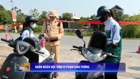Ngăn ngừa học sinh vi phạm giao th&ocirc;ng