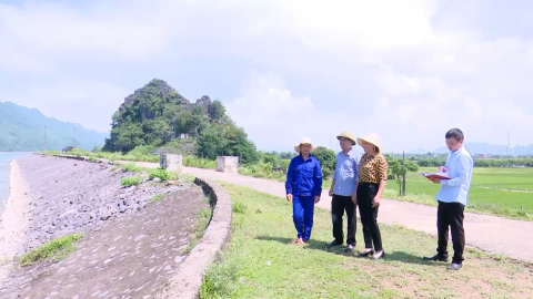 Đảm bảo an to&agrave;n hồ đập m&ugrave;a mưa b&atilde;o