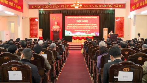 Tiếp x&uacute;c giữa cử tri với người ứng cử đại biểu Quốc hội, đại biểu HĐND tỉnh kh&oacute;a XVI tại phường Nam Định