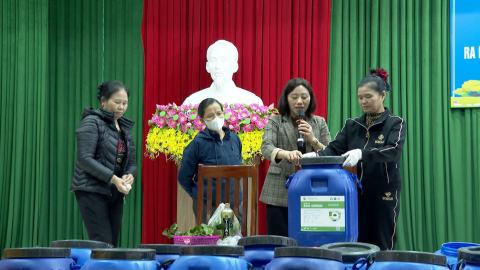 Ninh B&igrave;nh ph&acirc;n loại từ gốc, xử l&yacute; triệt để r&aacute;c thải rắn sinh hoạt