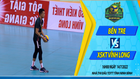 BẾN TRE vs XSKT VĨNH LONG_V&ograve;ng Chung kết xếp hạng nam - Giải b&oacute;ng chuyền v&ocirc; địch Quốc gia năm 2022