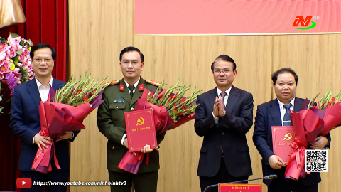 C&ocirc;ng bố Quyết định của Ban B&iacute; thư về c&ocirc;ng t&aacute;c c&aacute;n bộ