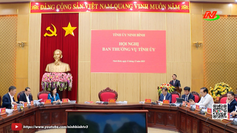 Hội nghị Ban thường vụ Tỉnh ủy