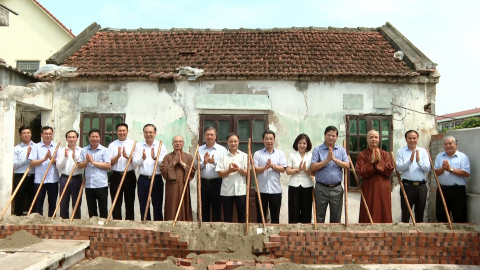 Khởi c&ocirc;ng x&acirc;y dựng nh&agrave;  &ldquo;Ấm t&igrave;nh đo&agrave;n kết lương gi&aacute;o&rdquo;
