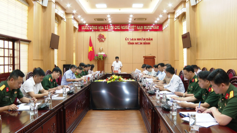 Tiểu ban Văn kiện diễn tập Ph&ograve;ng thủ d&acirc;n sự triển khai nhiệm vụ