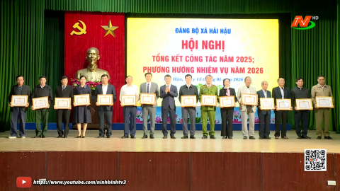 Đảng ủy x&atilde; Hải Hậu triển khai nhiệm vụ năm 2026