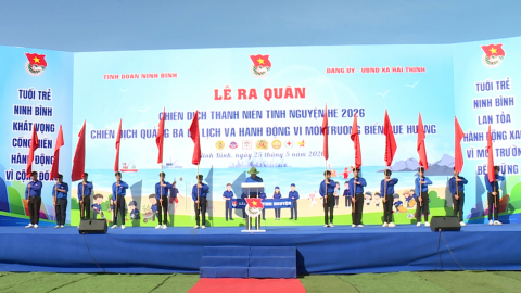 Lễ ra qu&acirc;n Chiến dịch Thanh ni&ecirc;n t&igrave;nh nguyện H&egrave; 2026