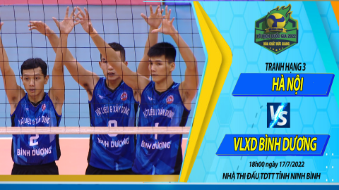 Trận tranh hạng 3 nam H&Agrave; NỘI - VLXD B&Igrave;NH DƯƠNG