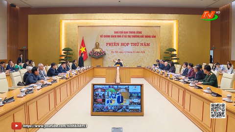 Phi&ecirc;n họp của BCĐ Trung ương về ch&iacute;nh s&aacute;ch nh&agrave; ở v&agrave; thị trường bất động sản
