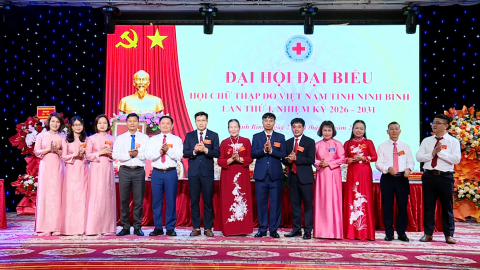 Đại hội đại biểu Hội Chữ thập đỏ tỉnh Ninh B&igrave;nh nhiệm kỳ 2026 - 2031