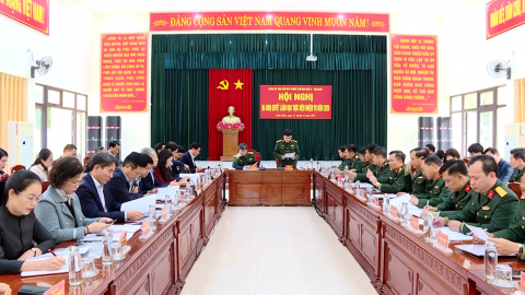 Đảng ủy Ban chỉ huy PTKV2 - Tam Điệp ra nghị quyết l&atilde;nh đạo thực hiện nhiệm vụ năm 2026