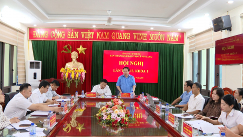 Đảng ủy x&atilde; Ph&uacute; Long triển khai nhiệm vụ 3 th&aacute;ng cuối năm 2026