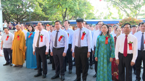 Lễ d&acirc;ng hương tưởng niệm 726 năm Ng&agrave;y h&oacute;a của Hưng Đạo Đại Vương Trần Quốc Tuấn