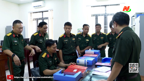 Qu&acirc;n khu 3 kiểm tra kết quả thực hiện nhiệm vụ tại c&aacute;c Ban Chỉ huy ph&ograve;ng thủ khu vực