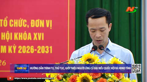 Hướng dẫn tr&igrave;nh tự, thủ tục, giới thiệu người ứng cử đại biểu Quốc hội v&agrave; HĐND tỉnh