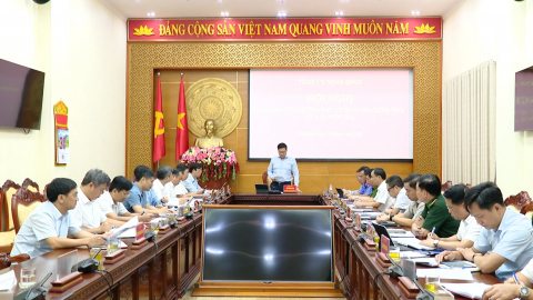 Thường trực Tỉnh ủy giao ban với thủ trưởng c&aacute;c cơ quan nội ch&iacute;nh