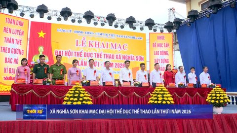 X&atilde; Nghĩa Sơn khai mạc Đại hội Thể dục thể thao lần thứ I, năm 2026