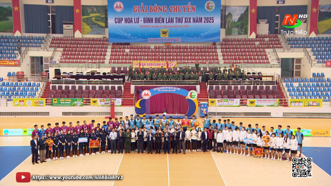 Lễ bế mạc v&agrave; Trao giải C&uacute;p B&oacute;ng chuyền Hoa Lư - B&igrave;nh Điền lần thứ XIX, năm 2025
