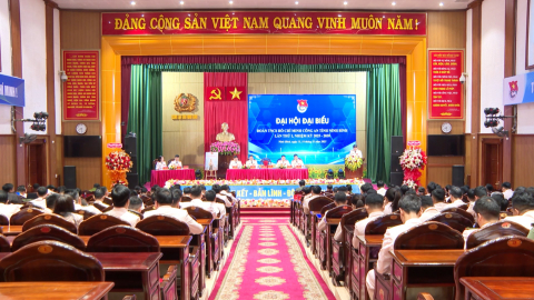 Đại hội đại biểu Đo&agrave;n TNCS Hồ Ch&iacute; Minh C&ocirc;ng an tỉnh Ninh B&igrave;nh 