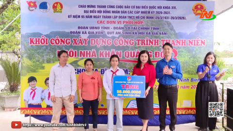 Khởi c&ocirc;ng x&acirc;y dựng c&ocirc;ng tr&igrave;nh thanh ni&ecirc;n "Ng&ocirc;i nh&agrave; khăn qu&agrave;ng đỏ"