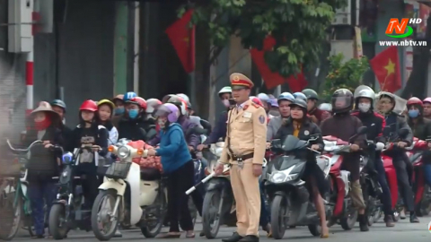 ATGT v&igrave; b&igrave;nh y&ecirc;n cuộc sống: C&ocirc;ng t&aacute;c đảm bảo ATGT dịp tết Nguy&ecirc;n đ&aacute;n