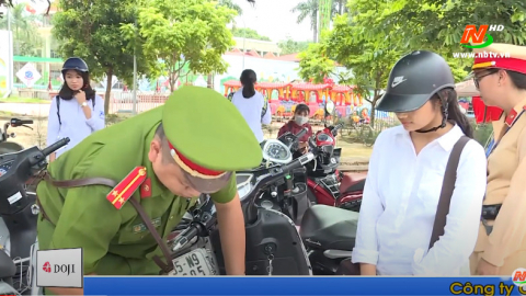 ATGT v&igrave; b&igrave;nh y&ecirc;n cuộc sống: Đảm bảo an to&agrave;n giao th&ocirc;ng cho học sinh trong dịp h&egrave;