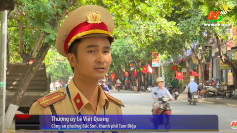 ATGT v&igrave; b&igrave;nh y&ecirc;n cuộc sống: Tam Điệp đảm bảo an to&agrave;n giao th&ocirc;ng phục vụ đại hội